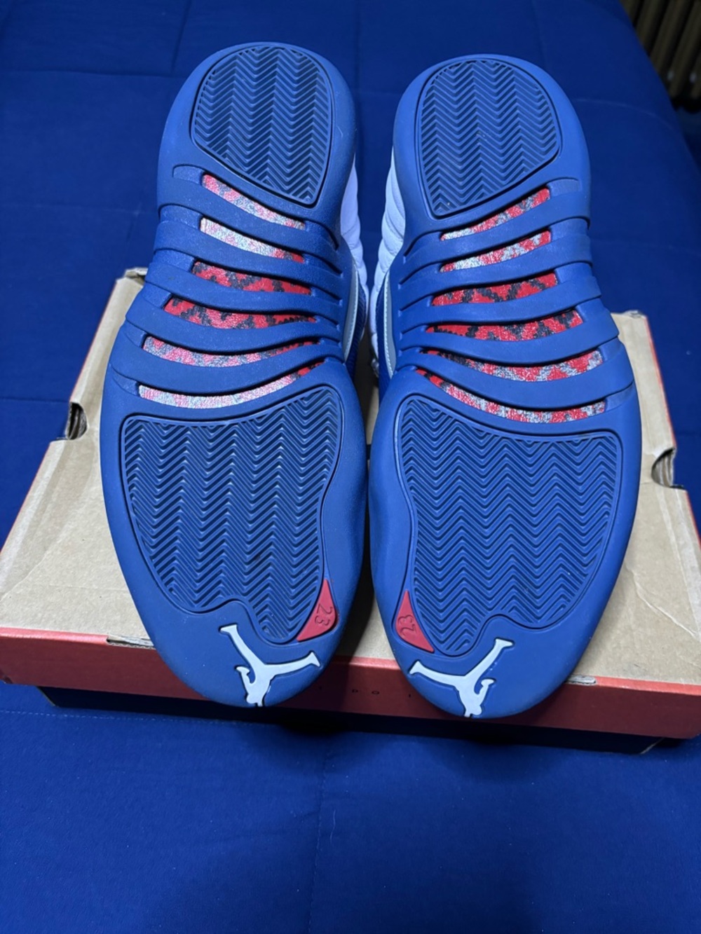 Jordan 12 Retro French Blue 2025 Size 12 - Picture 5 of 9